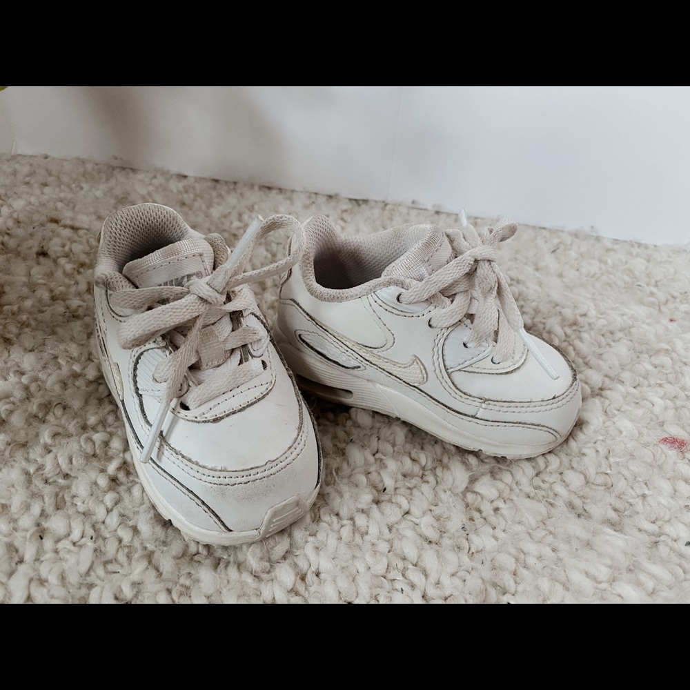 White Children’s Nike Air Max Sneakers - Size 4C